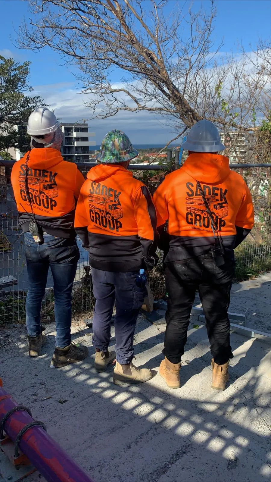Sadek Group crew on site